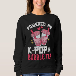 K Pop Bubble Thee Boba Koreaanse Roze K Pop Muziek Trui