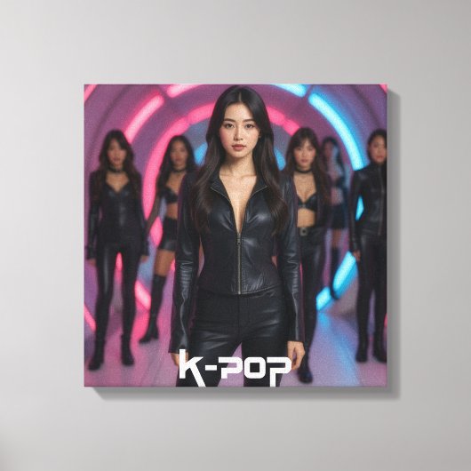K-POP CANVAS AFDRUK (Voorkant)