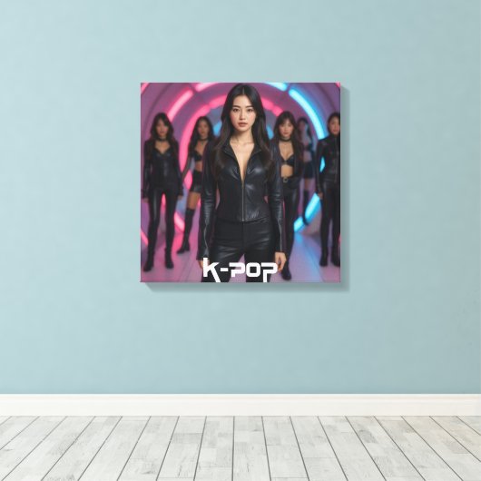 K-POP CANVAS AFDRUK (Insitu (Houten vloer))