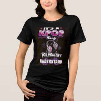 K-Pop Dames Tri-Blend Shirt