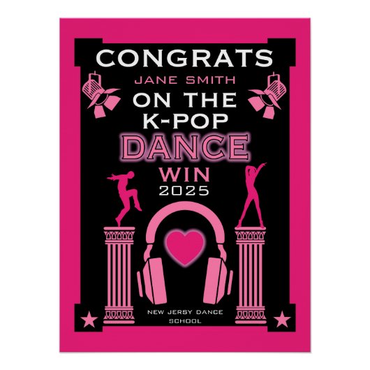 K-Pop danswedstrijd winnaar gefeliciteerd Perfect Poster (Voorkant)