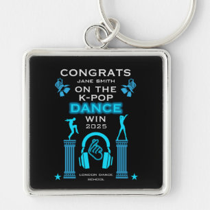 K-Pop danswedstrijd winnaar gefeliciteerd Sleutelhanger