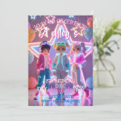 K-Pop Demon Hunters themed birthday parties,Golden Kaart (Staand voorkant)