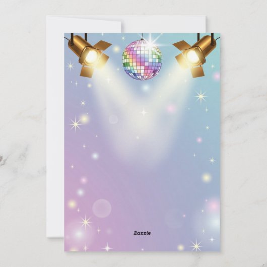 K-Pop Demon Hunters themed birthday parties,Golden Kaart (Achterkant)