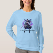 K-Pop Demon Queen – Neon Idol Warrior T-shirt (Voorkant)