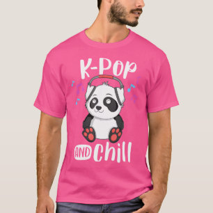 K-Pop en Chill Tiener Panda Kpop Quote Kawaii Gi T-shirt