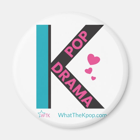 K-Pop en K-Drama speciaal Dual K-ontwerp Magneet (Voorkant)