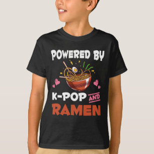 K-pop en Ramen verslaafd aan Kawaii Noodles Kpop T-shirt