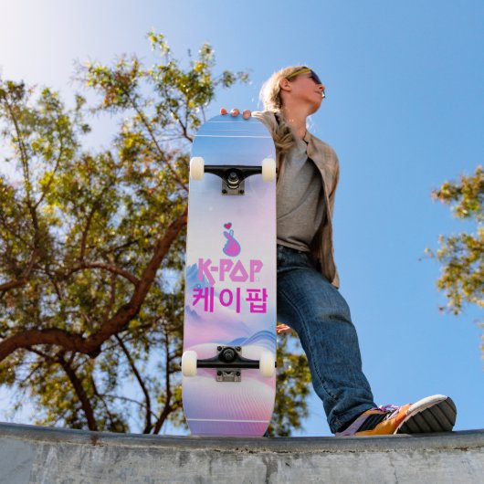 K-Pop Finger Heart: Show uw liefde Persoonlijk Skateboard (Buiten 1)