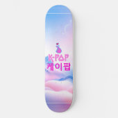 K-Pop Finger Heart: Show uw liefde Persoonlijk Skateboard (Voorkant)