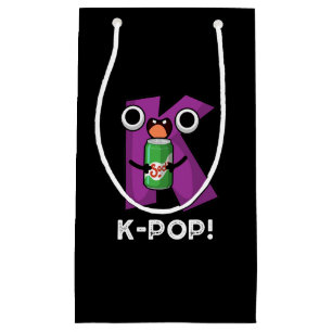 K-Pop Funny Music Soda Pop Pun Dark BG Klein Cadeauzakje