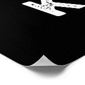 K-Pop Funny Music Soda Pop Pun Dark BG Poster (Hoek)