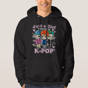 K-Pop gewoon een meisje dat van de Koreaanse Pop v Hoodie