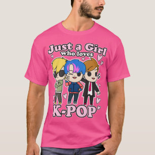 K-Pop gewoon een meisje dat van de Koreaanse Pop v T-shirt