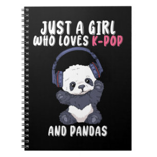 K Pop Gifts Girls Vrouwen Muziek Panda Koreaanse P Notitieboek