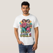 K Pop Girls Cute Funny T-Shirt Gift For Him Her Ma (Voorkant volledig)
