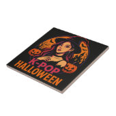 k-pop halloween ceramic tiles tegeltje (Zijkant)