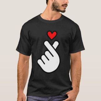 K-Pop Hart K Pop Musik Korea Kpop Symbool Vinger H T-shirt