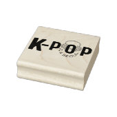K-Pop Heart & SEOUL Rubber Stamp Rubberstempel (Stempel)