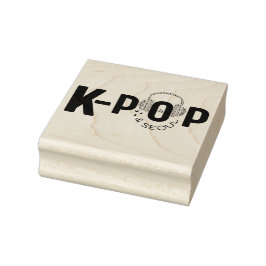 K-Pop Heart & SEOUL Rubber Stamp Rubberstempel