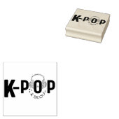 K-Pop Heart & SEOUL Rubber Stamp Rubberstempel (Gestempeld)