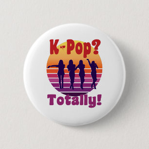K-Pop? Helemaal! - Retro klassieke muziek Ronde Button 5,7 Cm