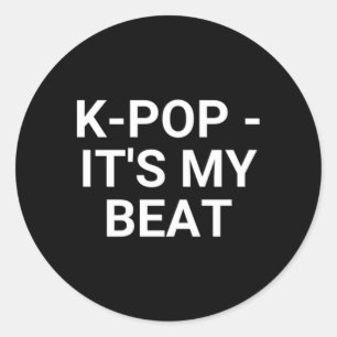 K-Pop Het is mijn slag Ronde Sticker