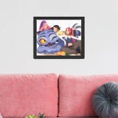 K Pop Hunter Design Canvas Afdruk (Insitu (Woonkamer))
