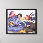 K Pop Hunter Design Canvas Afdruk (Voorkant)