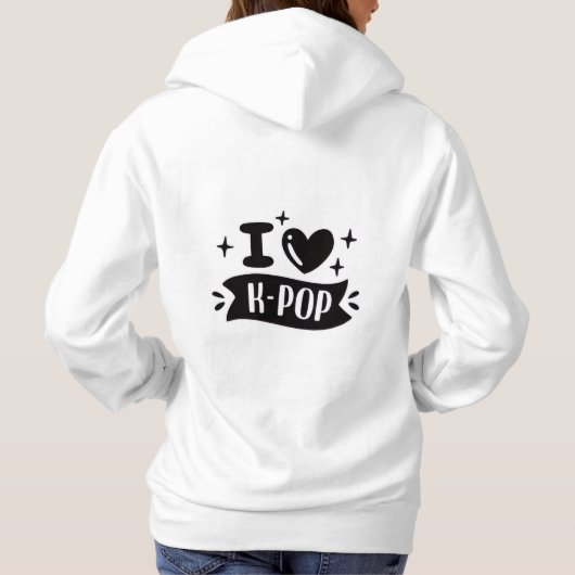 K-Pop/ I Heart K-Pop Sweat Shirt (Achterkant)
