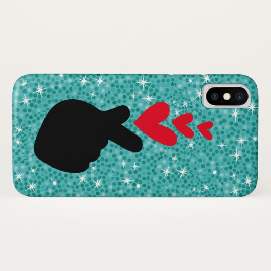 K-Pop | Idol Finger Heart ❤ Love Symbol Phone Case (Achterkant (horizontaal))