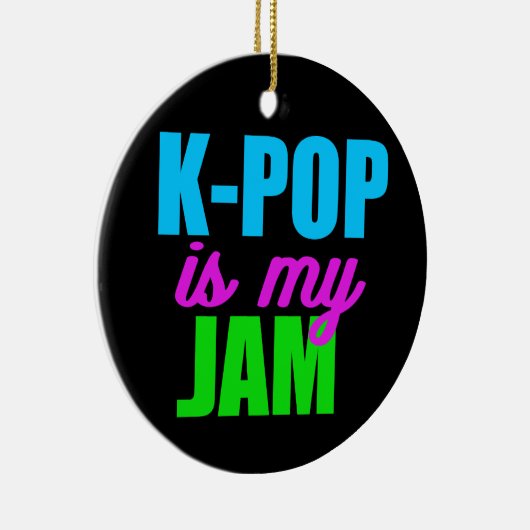 K-Pop is Mijn jam Keramisch Ornament (Rechts)