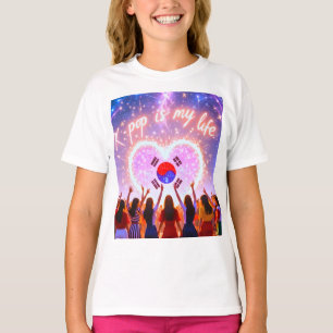 K-pop Is Mijn Leven Geëtst Over De Melkweg T-shirt