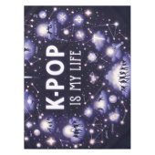 K-pop is mijn leven zwevend tussen de sterren tafelkleed (Voorkant)