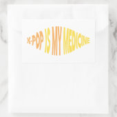 K-Pop is mijn medicijn Sticker versie 1 (Tas)