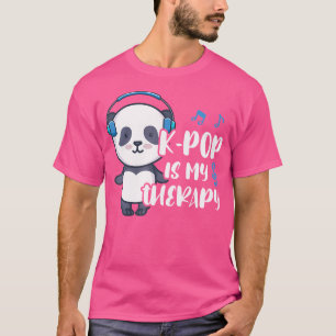 K-Pop is mijn therapie K-Pop Panda Tiener Panda Kp T-shirt