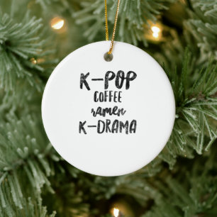K-pop koffieramen k-drama keramisch ornament