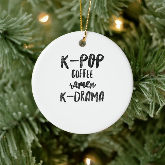 K-pop koffieramen k-drama keramisch ornament (Boom)