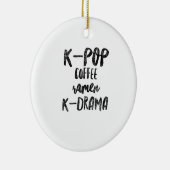 K-pop koffieramen k-drama keramisch ornament (Rechts)