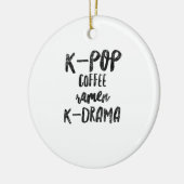 K-pop koffieramen k-drama keramisch ornament (Links)