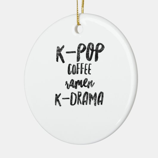 K-pop koffieramen k-drama keramisch ornament (Links)