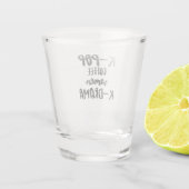 K-pop koffieramen k-drama shot glas (Achterkant)