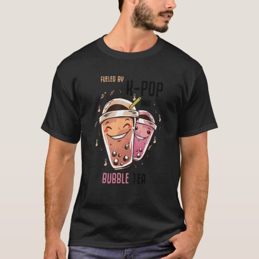 K Pop Kpop Bubble Tea 1 T-shirt (Voorkant)