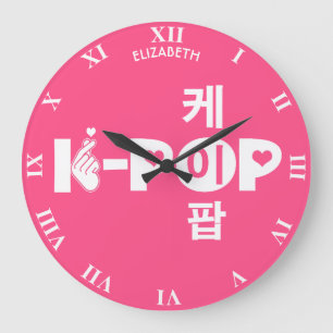 K-Pop Kpop in Koreaans pop-symbool Grote Klok
