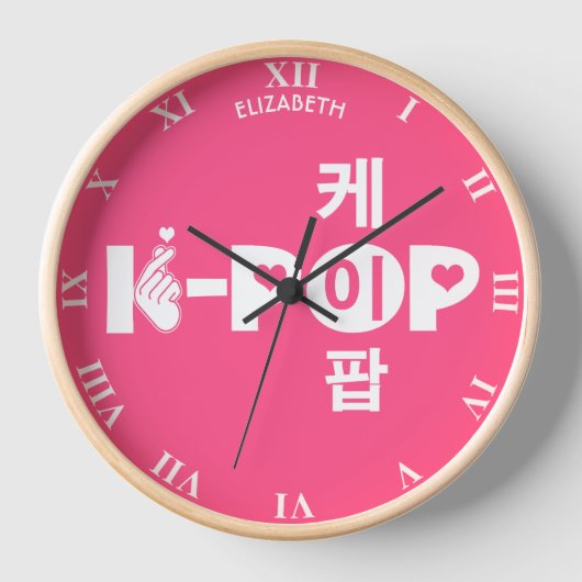 K-Pop Kpop in Koreaanse hand en Hart Kpop-symbool (Voorkant)