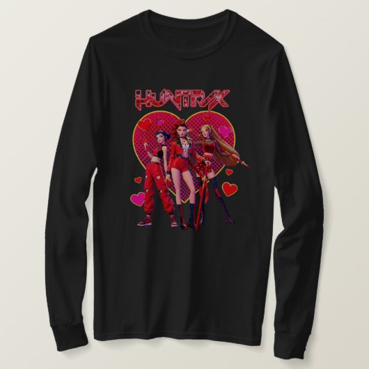 K-pop lange mouw shirt  (Design voorkant)