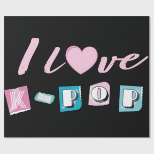 K-pop liefhebber Koreaanse muziek fan black pink b Cadeaupapier