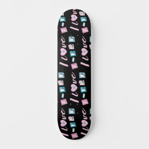 K-pop liefhebber Koreaanse pop fan monogram zwart Persoonlijk Skateboard