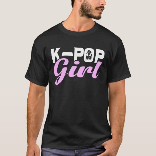 K Pop Meisje I K Pop 1 T-shirt (Voorkant)