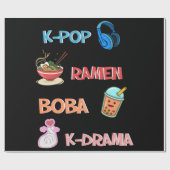 K-Pop Mode voor ventilatoren van korean K-Drama &  Cadeaupapier (Vlak)
